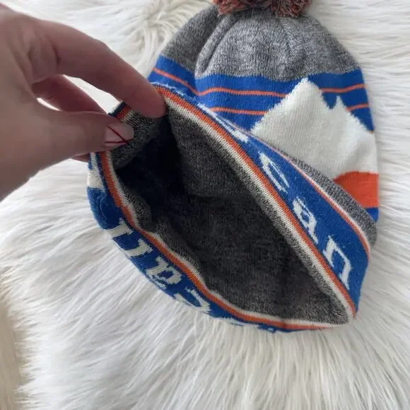 Men’s LL Bean Logo Pom Pom Beanie One Size - Picture 2 of 3